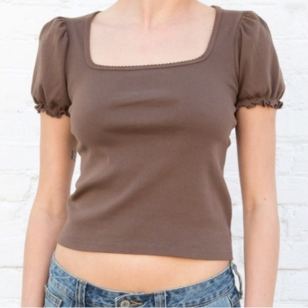 Brown Kehlani Top Brandy Melville